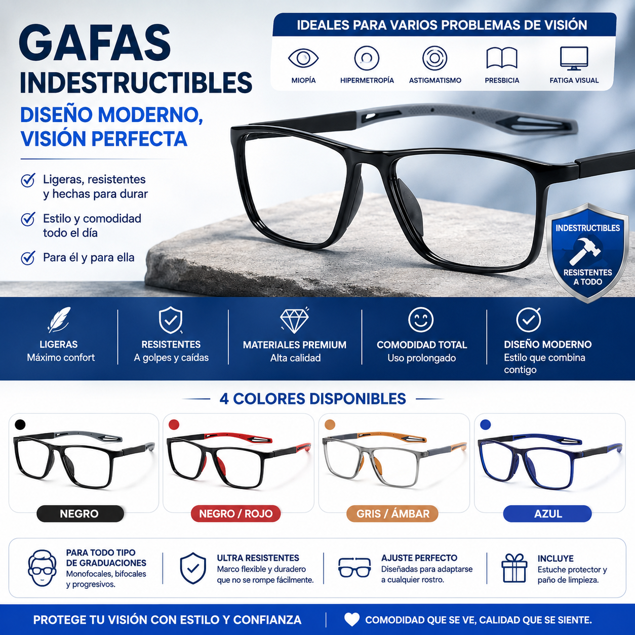 Lentes Enfokar Inteligentes HD 2X1